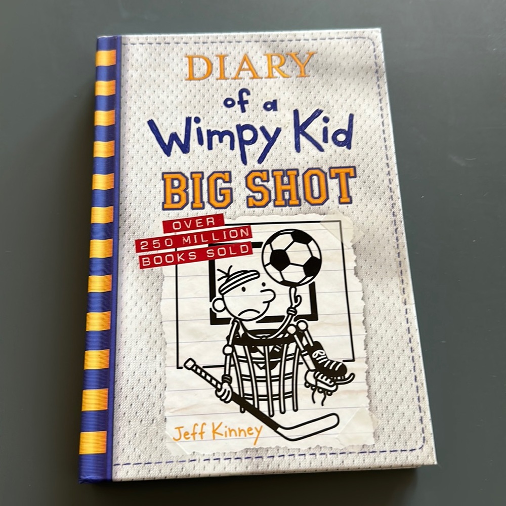 Diary of a Wimpy Kid Big Shot Jeff Kinney New Hardbound Book